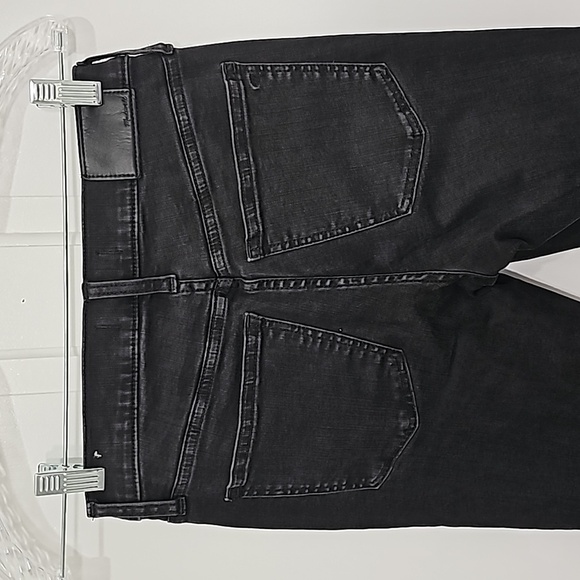 MADEWELL 9" Button Front Mid Rise Skinny Jean Through Edition Chewed Hem Size 25 - Picture 7 of 16